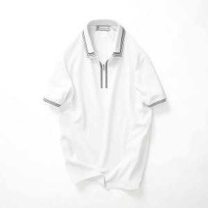 áo polo họa tiết viền cổ và tay basic