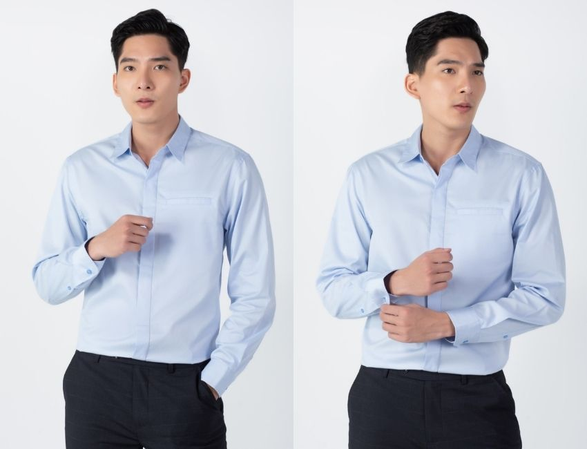 Cấu tạo chi tiết của một chiếc áo sơ mi tiêu chuẩn