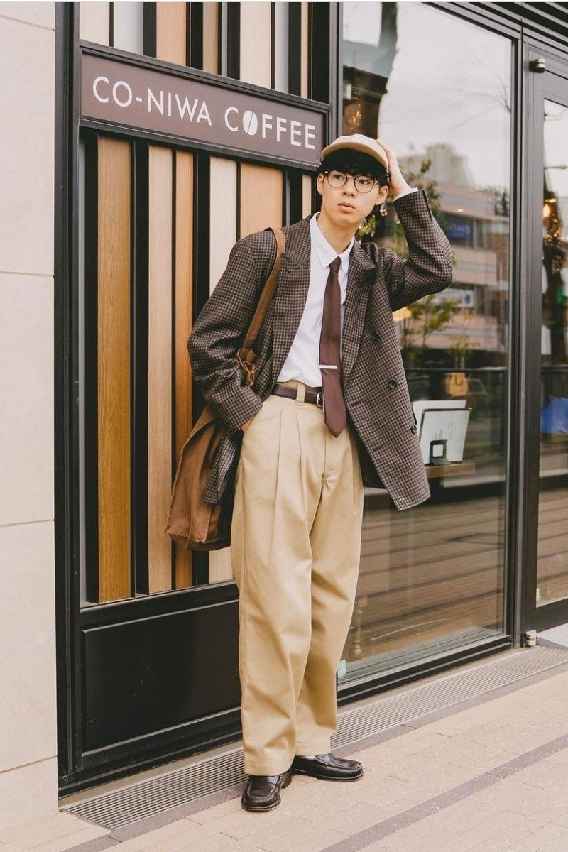 Blazer biểu tượng tinh thần học đường Preppy