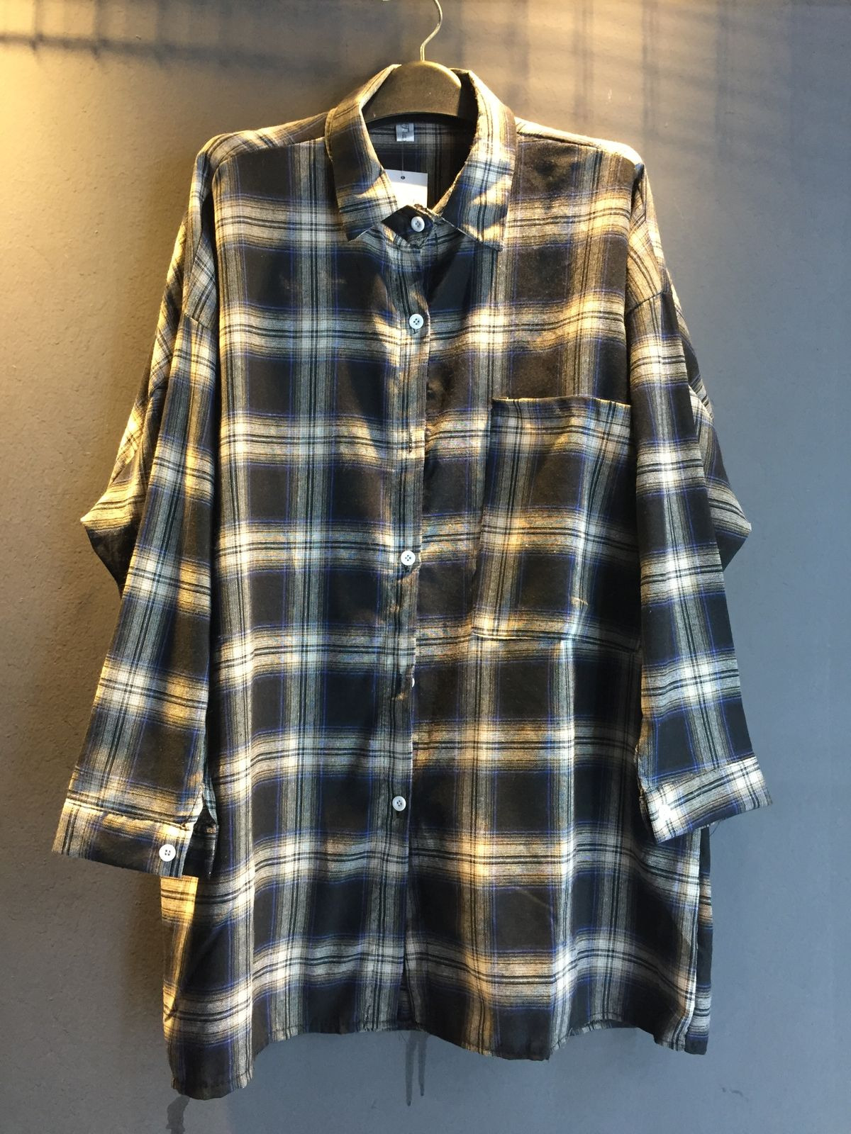 Áo Sơ Mi Flannel Kẻ Caro 