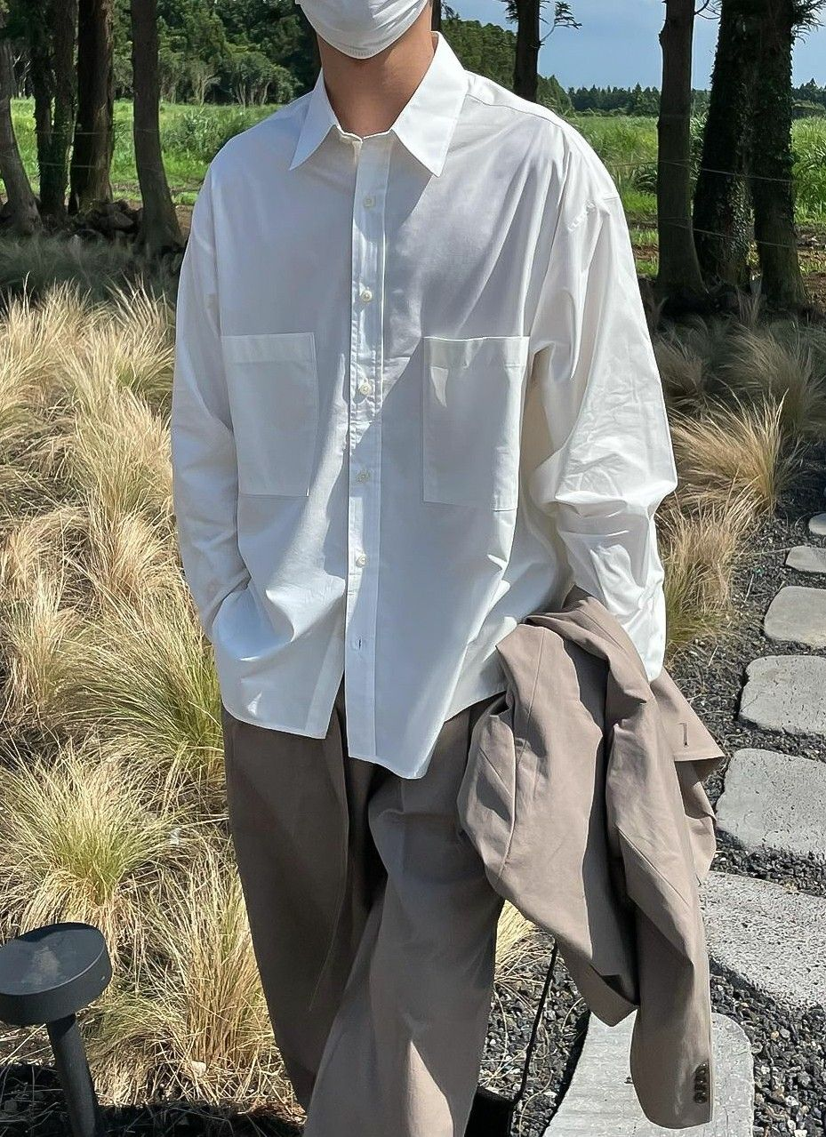 Áo sơ mi nam form rộng (Oversized) - Chuẩn style Hàn Quốc