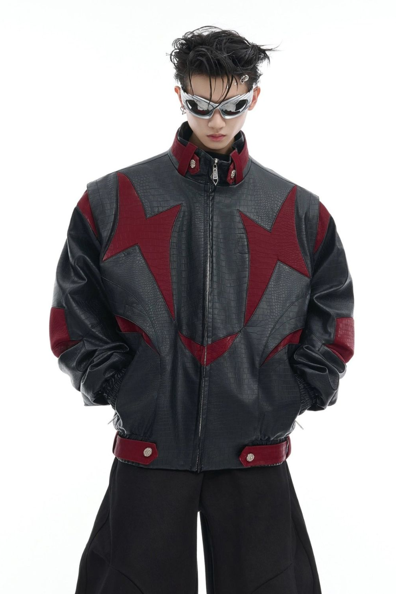 Áo khoác da nam đen kiểu biker – biểu tượng bất tử của phong cách Rock-Chic
