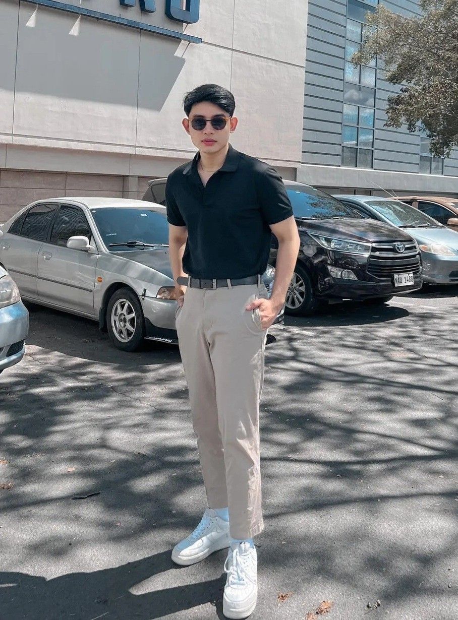 Phối áo polo đi Làm Văn Phòng 