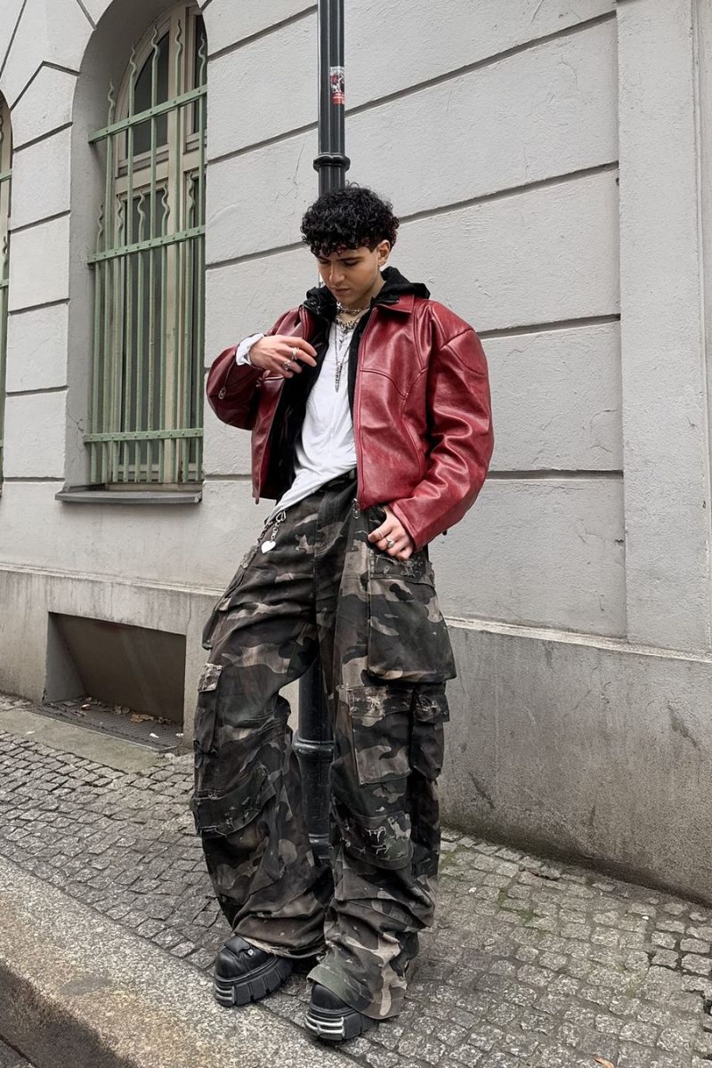 Outfit Rock-Chic cơ bản cho nam giới.
