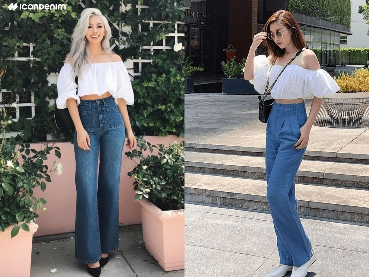 Cách Phối Quần Jean Ống Loe Với Áo Để Tạo Phong Cách Hoàn Hảo