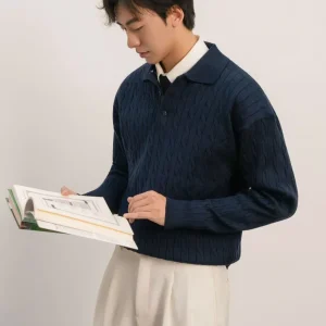 áo len cotton nam