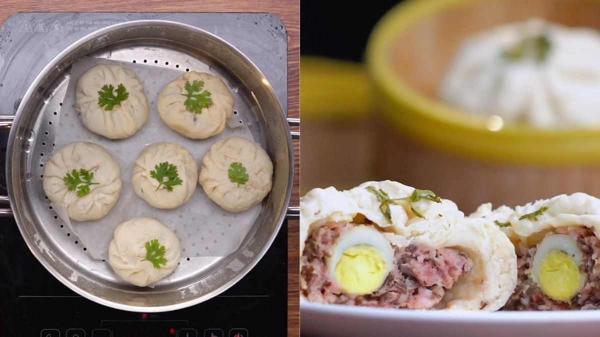 Để làm món bánh bao, bột nào được sử dụng?