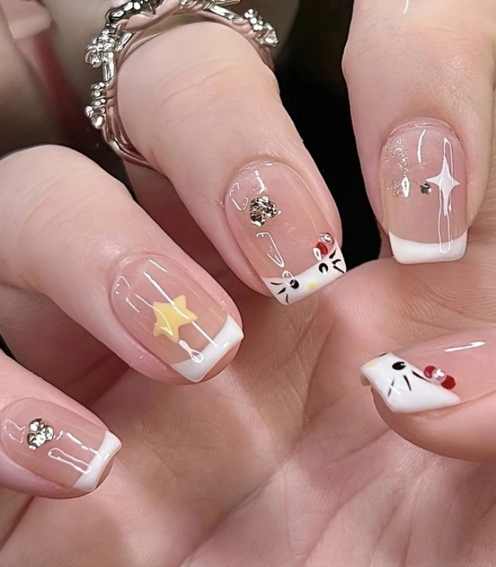 65+ Mẫu Nail Hello Kitty Dễ Thương, Cute